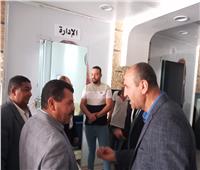 غلق أكاديمية غير مرخصة وتحرير محاضر لمخالفات بمستشفى خاص ببني سويف