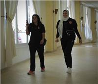 بعثة «سيدات طائرة الأهلي» تصل إلى مقر الإقامة في تونس