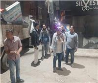 تحرير 23 محضرا خلال حملة لرفع الإشغالات بشوارع حي غرب المنيا 