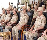 رئيس الأركان يتفقد معسكر إعداد وتأهيل مقاتلي شمال سيناء