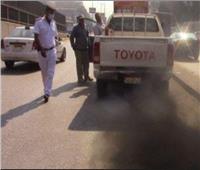 ضبط 25 سيارة ملوثة للبيئة و10 قضايا صرف مخلفات في النيل