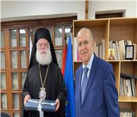 البابا ثيودروس يلتقى مع وزير خارجية قبرص