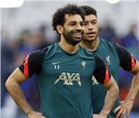 ابتسامة محمد صلاح الأبرز في تدريبات ليفربول قبل مواجهة ريال مدريد| صور