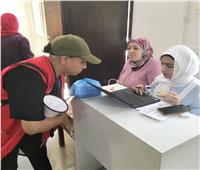 قافلة طبية للتطعيم ضد فيروس كورونا بمركز تموين أبو قير في الإسكندرية