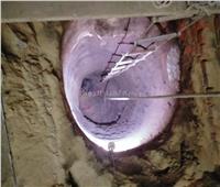 ننشر صور موقع حادث مصرع شخصين داخل حفرة بمنشأة القناطر