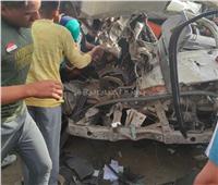 إصابة 6 أشخاص في حادث تصادم 3 سيارات بطريق مصر إسكندرية الزراعي 
