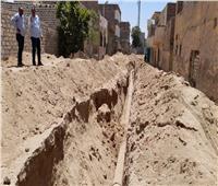 استكمال تنفيذ مشروع الصرف الصحي بمدينة الطود 