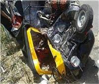 إصابة 8 أشخاص في حادث تصادم توك توك بآخر في بني سويف