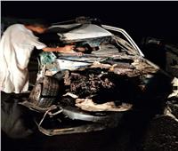 مصرع وإصابة 10 أشخاص بحادث تصادم سيارتين بطريق إدفو - مرسى علم