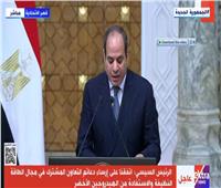 السيسي: تشجيع الشركات الأوروبية على ضخ المزيد من الاستثمارات في مصر