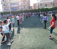 استمرار فعاليات تدريب طلاب المدارس على رياضة الهوكي بالشرقية