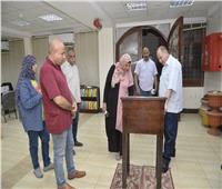 محافظ أسيوط يتفقد الأعمال النهائية لتطوير فرع مكتبة مصر العامة