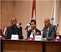 وزير الرياضة ورئيس الأولمبية يلتقيان بعثة مصر المُشاركة فى دورة ألعاب البحر المتوسط 