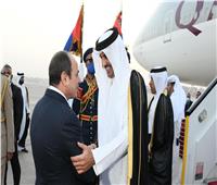 أمير قطر: سعدت بالحديث مع الرئيس السيسي حول توطيد تعاوننا الثنائي في مختلف المجالات