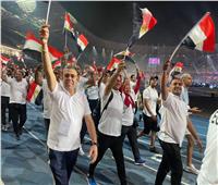 شاهد .. لحظة دخول الوفد المصري حفل افتتاح دورة ألعاب البحر المتوسط 