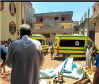 إصابة 30 طالبًا في انهيار سقف خلال تلقيهم درس خصوصي بكفر الشيخ 