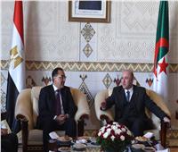 رئيس الوزراء يلتقي نظيره الجزائرى بقصر الحكومة الجزائرية