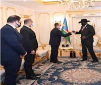 السفير المصري بجوبا يلتقي رئيس جمهورية جنوب السودان لتسليم رسالة من السيسي