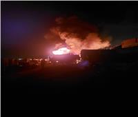 مصرع 3 في حريق بالمدينة الصناعية بالسويس