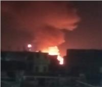 نشوب حريق داخل مصنع بمنطقة 15 مايو