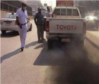 ضبط 23 سيارة ملوثة للبيئة و38 قضية إلقاء مخلفات الصرف الصحي في النيل