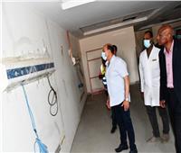 محافظ أسوان يتابع إنشاء المبنى الجديد بمستشفى كوم أمبو 