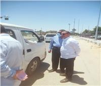 نائب محافظ الفيوم يتفقد مواقف سيارات مركزي طامية وسنورس 