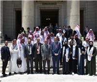 وفد الاتحاد العالمي للكشاف المسلم يزور جامعة القاهرة 
