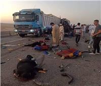 تسليم 22 جثمان لذويهم واحتجاز 9 وخروج 21 مصابا في حادث أتوبيس المنيا 