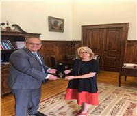 السفير المصري في البرتغال يلتقي نائبة رئيس البرلمان