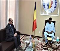 السفير المصري بـ«إنجامينا» يلتقي رئيس المجلس الوطني الانتقالي التشادي