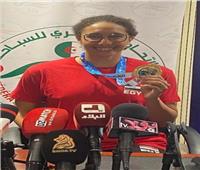 سميحة محسن تحصد ذهبية 200 م في البطولة العربية للسباحة