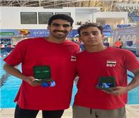 يوسف رمضان يحصد فضية سباق 50 متر في البطولة العربية للسباحة 