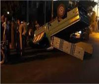 إصابة 5 أشخاص من أسرة واحدة في حادث انقلاب سيارة ملاكي بالمنيا