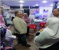 وكيل وزارة الصحة بالدقهلية يتفقد مستشفى شبراهور المركزي