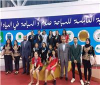 منتخب مصر للسيدات يتوج بذهبية البطولة العربية للسباحة