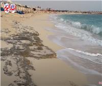 شاهد| نحر البحر يهدد أحد شواطئ منطقة سيدي عبدالرحمن في الساحل الشمالي