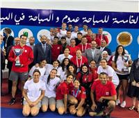 الأولمبية تهنئ اتحاد السباحة بالحصول على المركز الأول للبطولة العربية بالجزائر