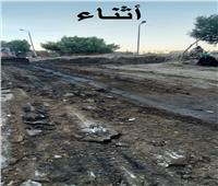 محافظة الجيزة: لجنة لفحص شكوي تراكم مياه الصرف بنيل الحوامدية