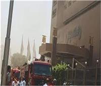 استمرار عمليات التبريد لحريق فندق رمسيس هيلتون بالقاهرة