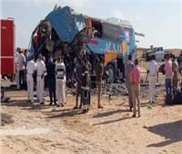 إصابة 43 شخصا في حادث تصادم أتوبيس بطريق قرية الجلالة مطروح