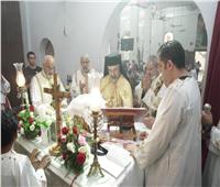 بطريرك الكاثوليك يترأس قداس المناولة الاحتفالية بكنيسة سان جورج  بالإسكندرية