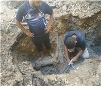إصلاح كسر ماسورة مياه في القباري بالإسكندرية