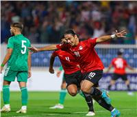 منتخب مصر يتقدم على الجزائر بهدفين في الشوط الأول بنصف نهائي كأس العرب للشباب