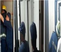 الحماية المدنية تنقذ سيدة تعطل بها مصعد داخل مستشفى ببني سويف