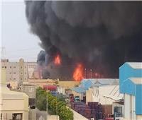 نشوب حريق داخل ورشة صيانة سيارات بطريق مصر إسكندرية الصحراوي