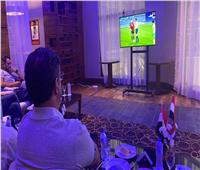 فيتوريا يتابع مباراة منتخب الشباب في نهائي كأس العرب