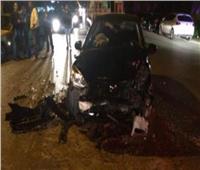 مصرع طالب وإصابة 20 في حادث تصادم سيارتين بالمنيا