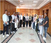 جامعة المنوفية تستقبل وفدا من الطلاب العرب