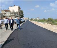 محافظ البحيرة يتفقد المرحلة الأولى من مشروع رفع كفاءة طريق دمنهور - حوش عيسى